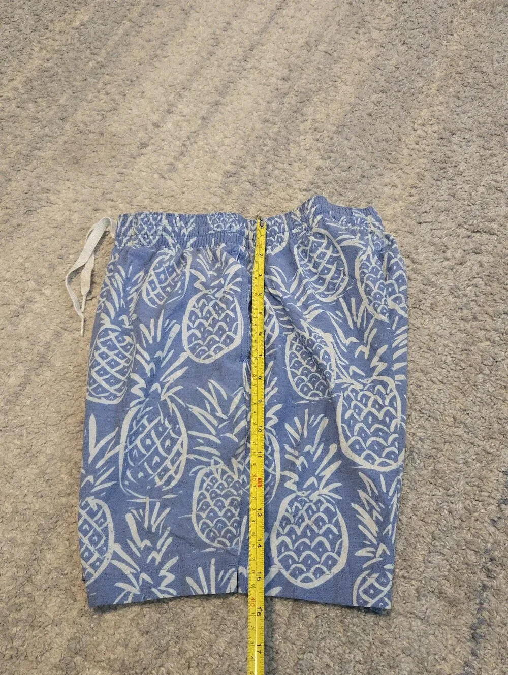 Chubbies Blue Pineapple Swim Trunks Men's Small S 7
